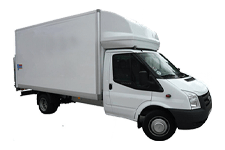 Car Hire Farnworth - Ford Luton 3.5 ton Tail Box Lift Truck - Truck hire Farnworth