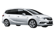 Car Hire Farnworth - Vauxhall Zafira 7-Seater - Minibus hire Farnworth